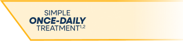 Simple once-daily treatment