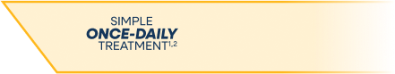 Simple once-daily treatment