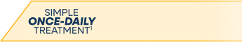 Simple once-daily treatment