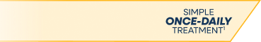 Simple once-daily treatment