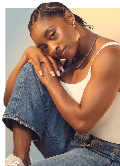 Olympic champion and real ZORYVE® patient Simone Biles