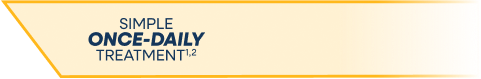 Simple once-daily treatment