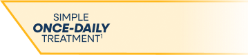 Simple once-daily treatment
